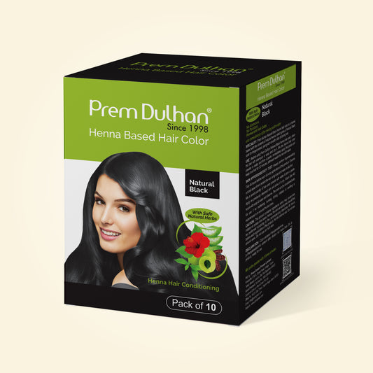 Henna Based Hair Color | Natural Black Henna for Hair
