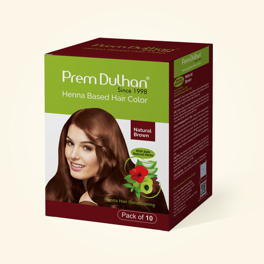 Henna Based Hair Color | Natural Brown Henna for Hair