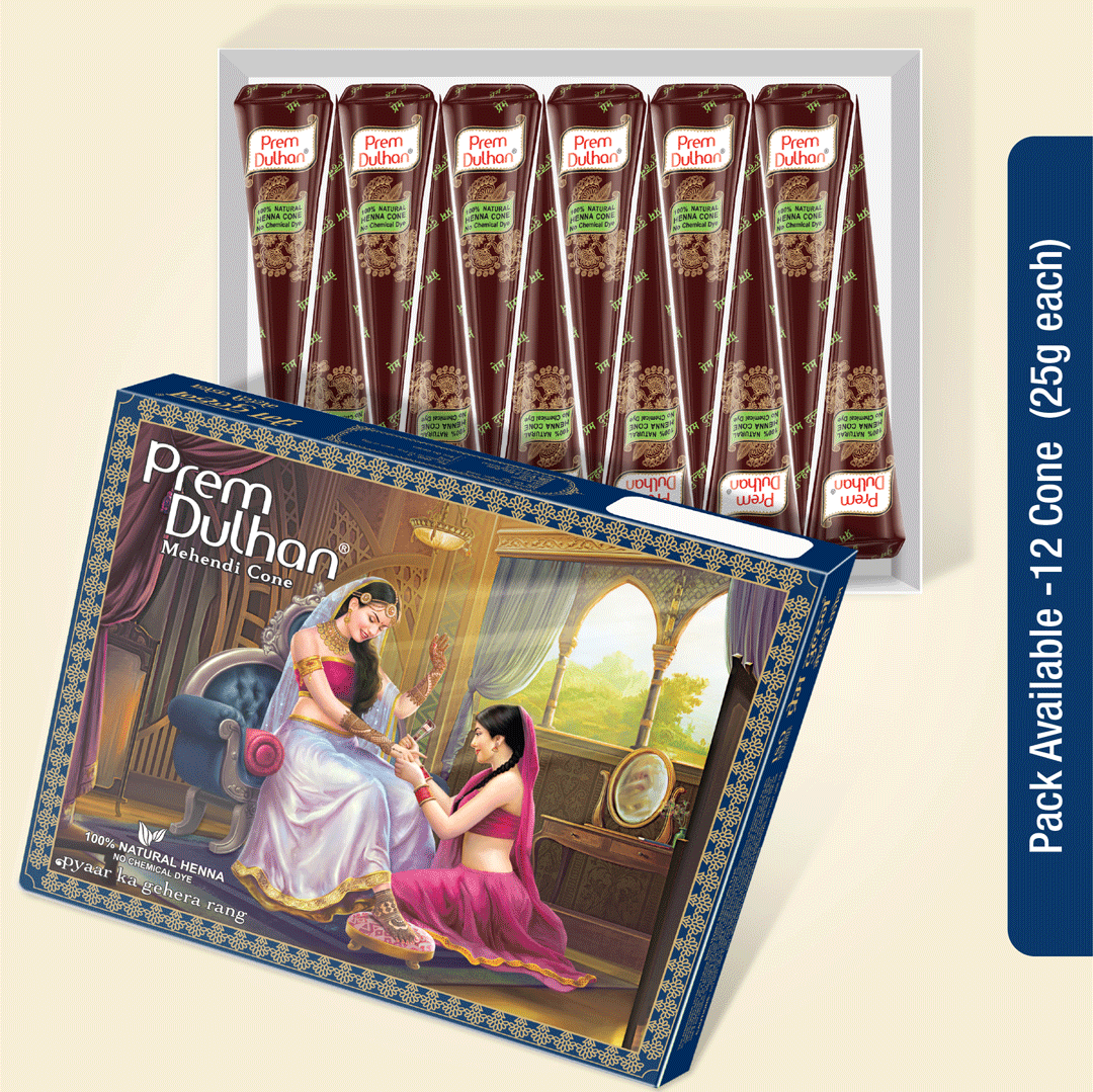 Prem Dulhan Mehendi Cone | 100% Natural Henna Cone