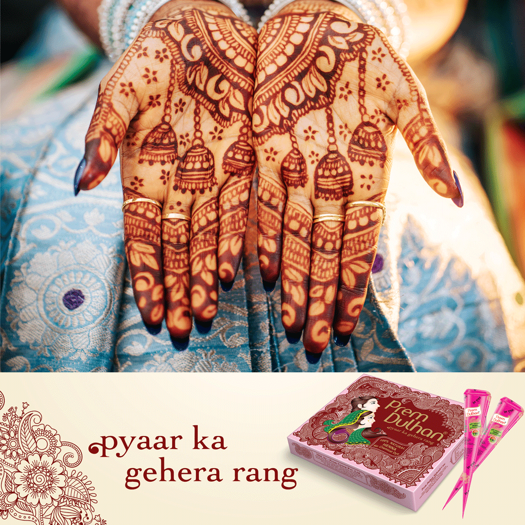 Prem Dulhan Mehendi Cone | 100% Natural Henna Cones-Pink Box