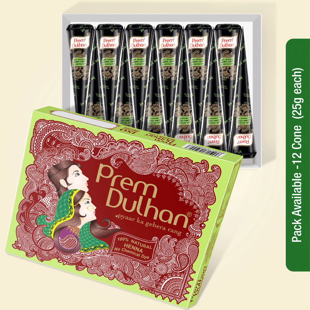Prem Dulhan Mehendi Cone | 100% Natural Henna Cone