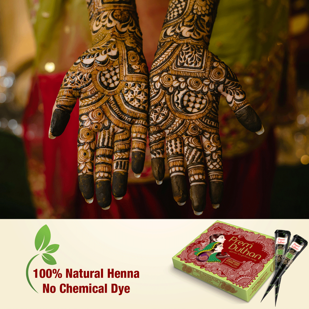 Prem Dulhan Mehendi Cone | 100% Natural Henna Cone