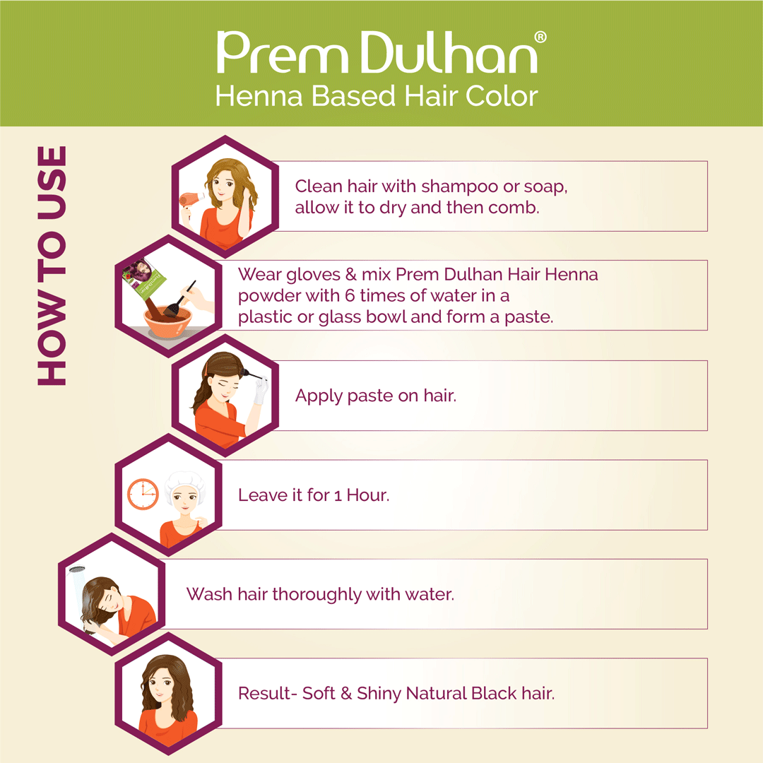 Henna Based Hair Color | Burgundy Red Henna for Hair