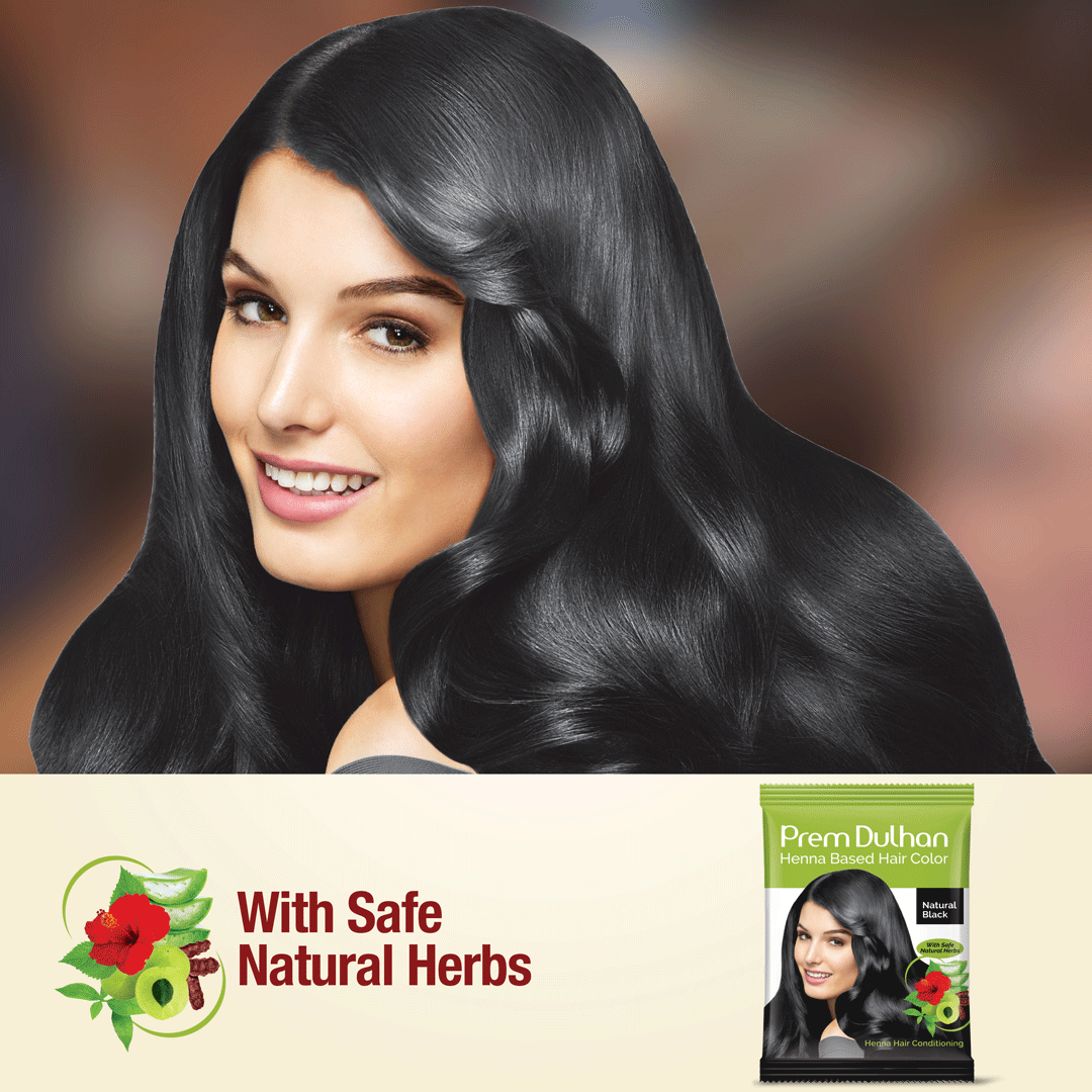 Henna Based Hair Color | Natural Black Henna for Hair