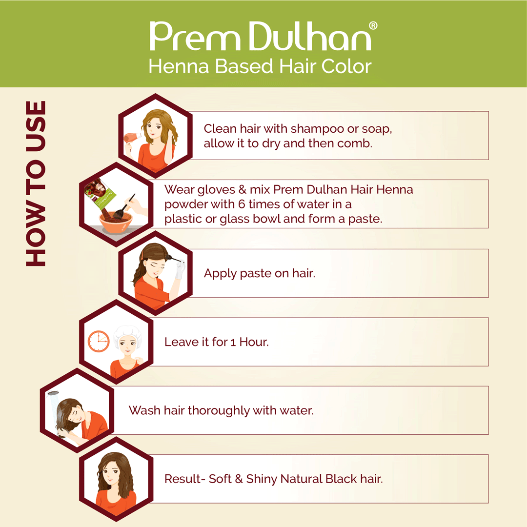 Henna Based Hair Color | Natural Brown Henna for Hair