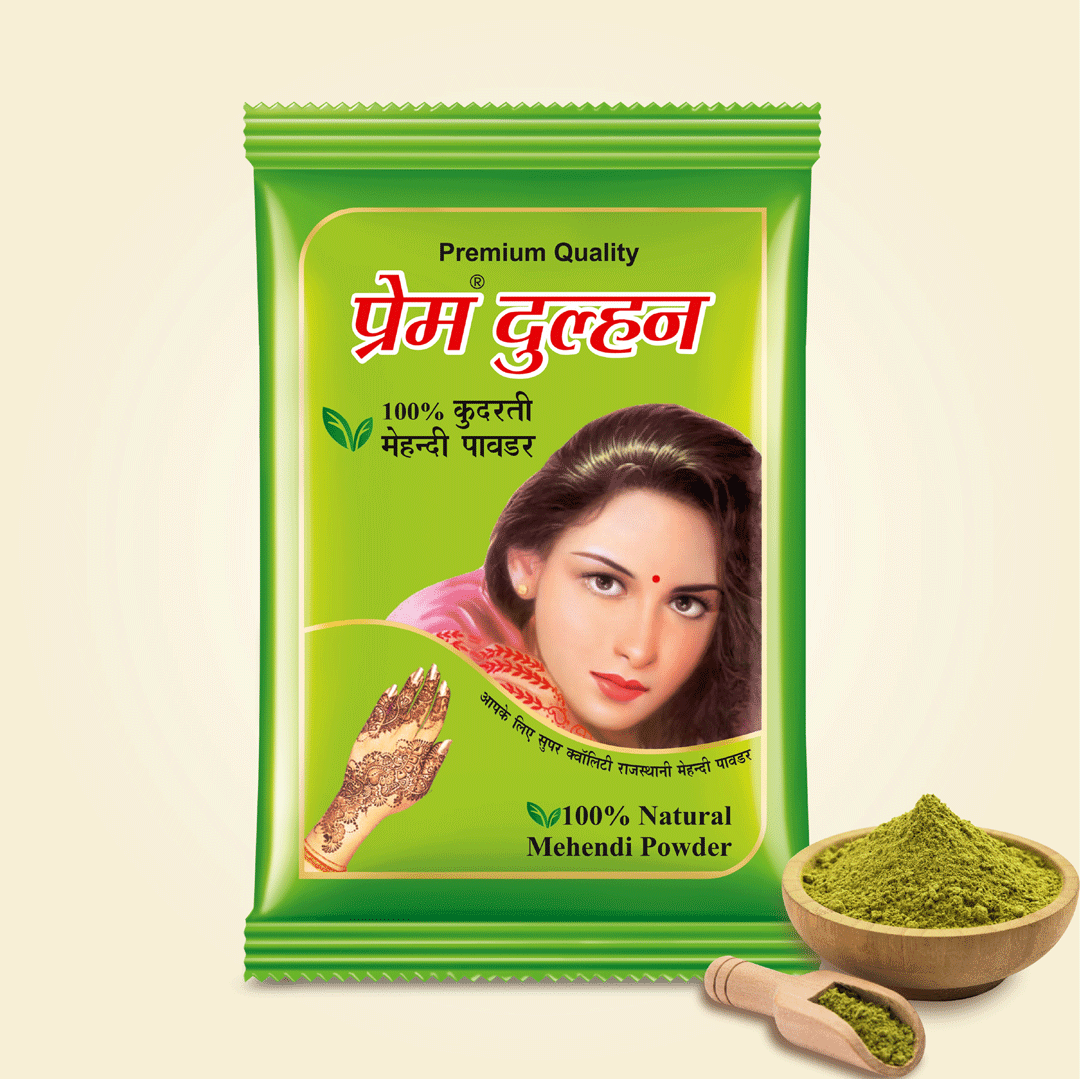 100% Pure Henna Mehendi Powder for Hair & Body Art