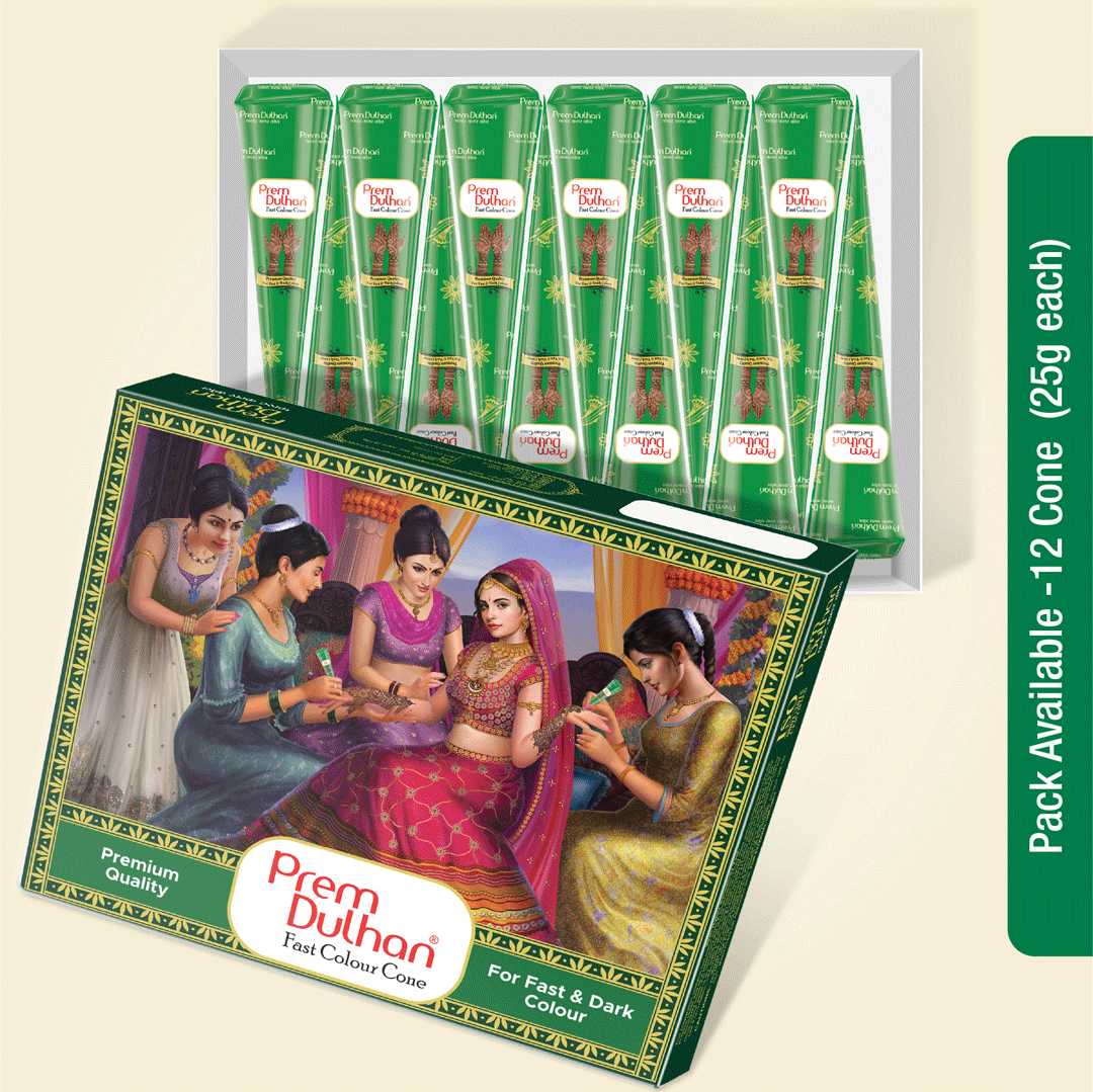 Fast Cone with Henna extract for Reddish Maroon color