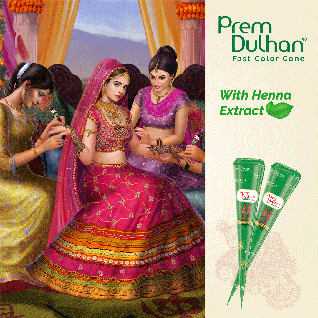 Fast Cone with Henna extract for Reddish Maroon color