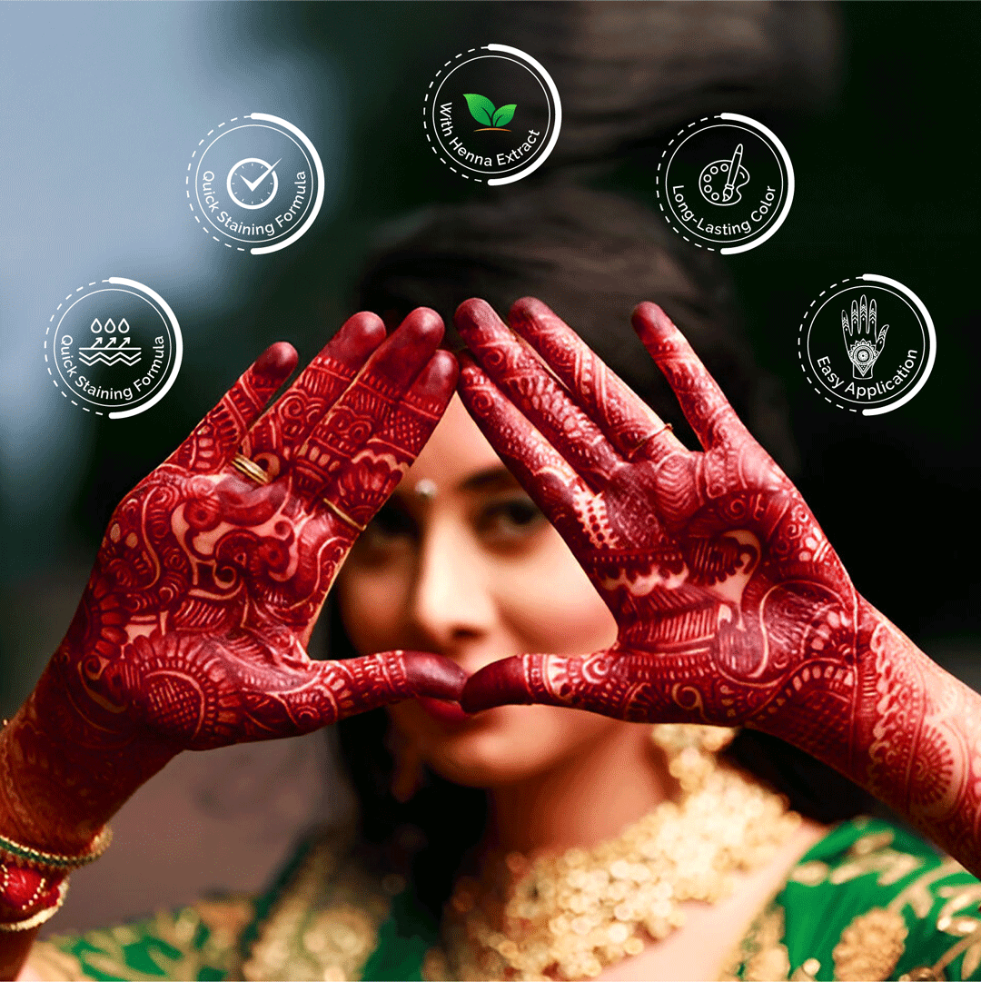 Fast Cone with Henna extract for Reddish Maroon color