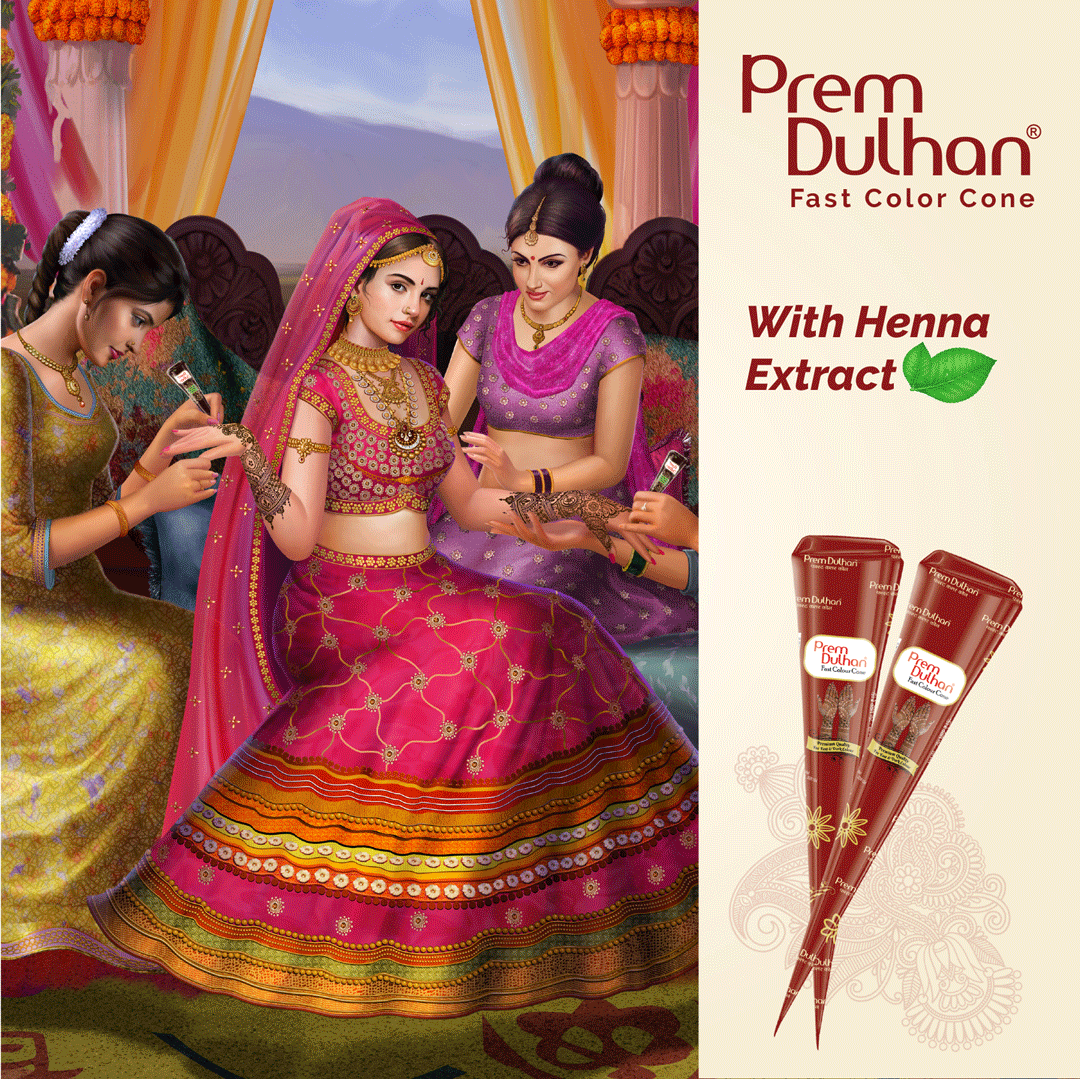 Fast Cone with Henna extract For Reddish Maroon color