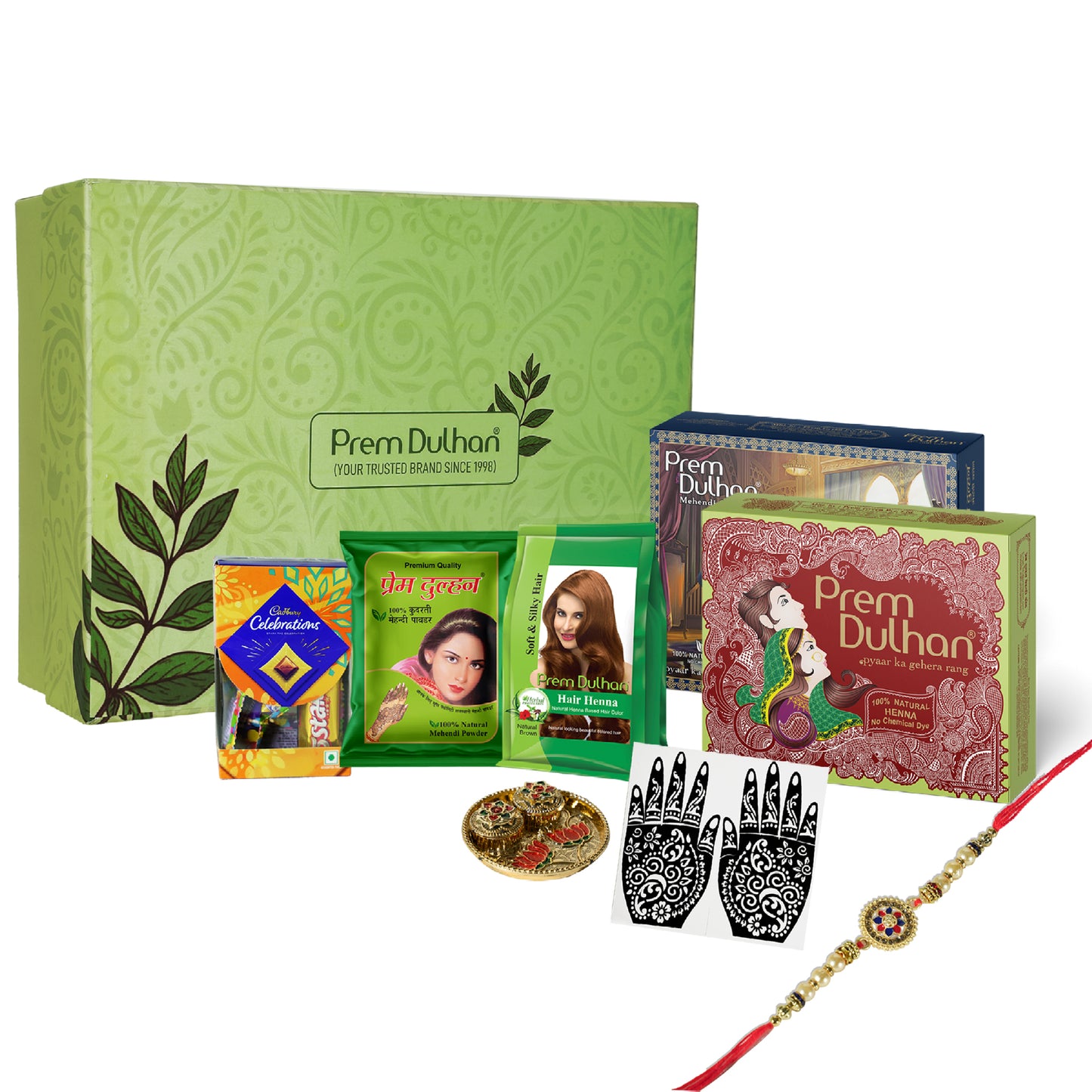 Raksha Bandhan Special Gift Box-(Set of 5 Items)