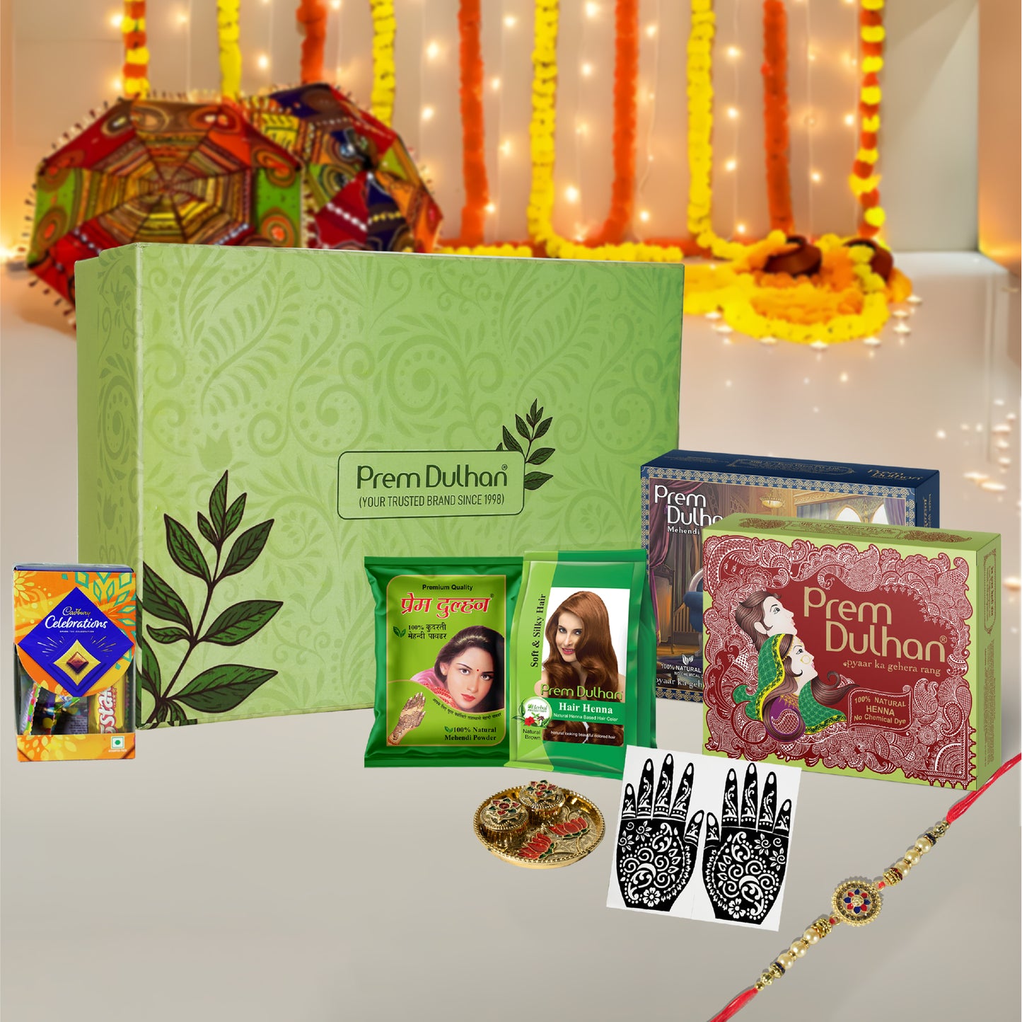Raksha Bandhan Special Gift Box-(Set of 5 Items)