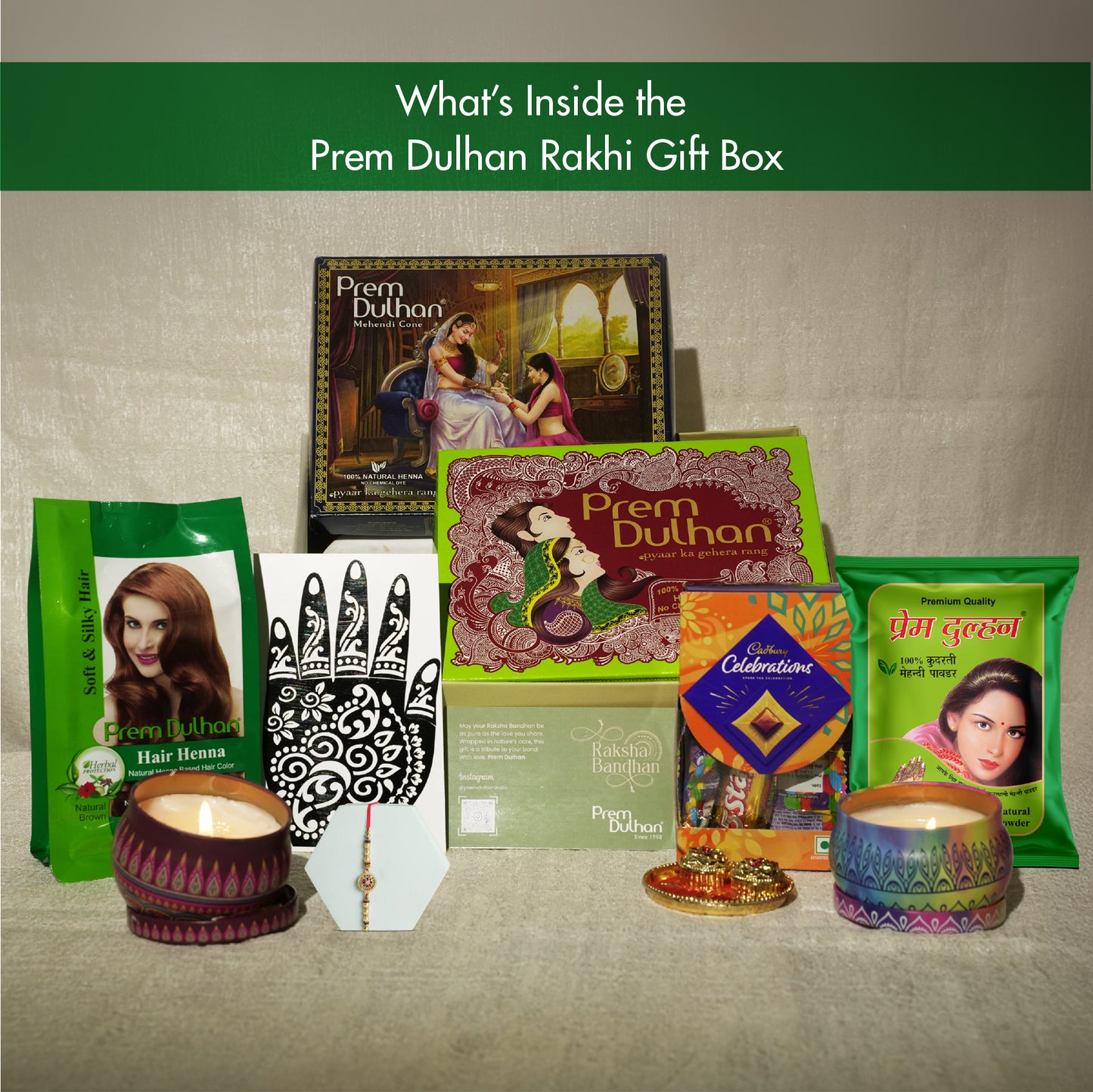 Raksha Bandhan Special Gift Box-(Set of 5 Items)