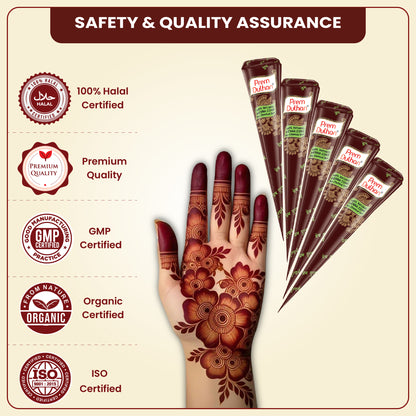 Natural Bridal Mehendi Cone | Perfect for Brides and Weddings