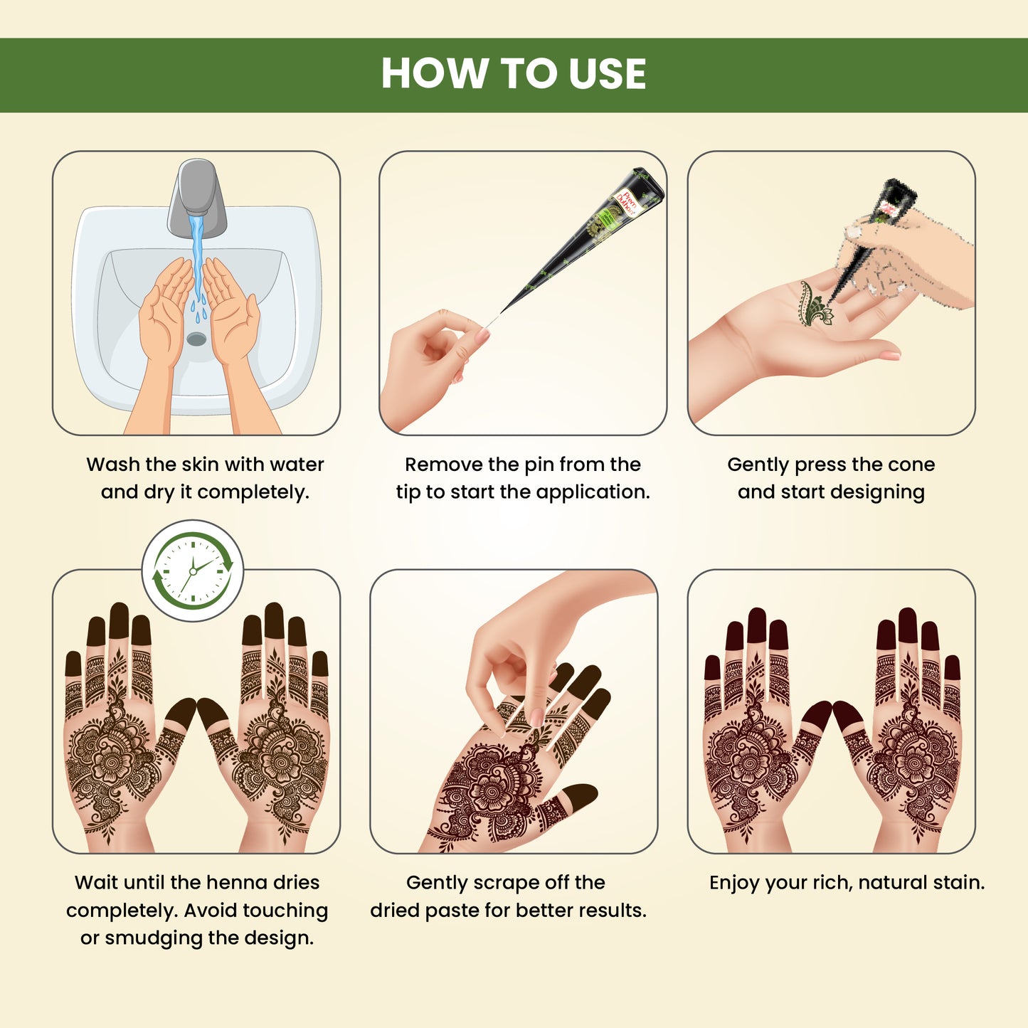 Prem Dulhan Mehendi Cone | 100% Natural Henna Cone