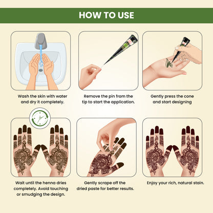 Prem Dulhan Mehendi Cone | 100% Natural Henna Cone