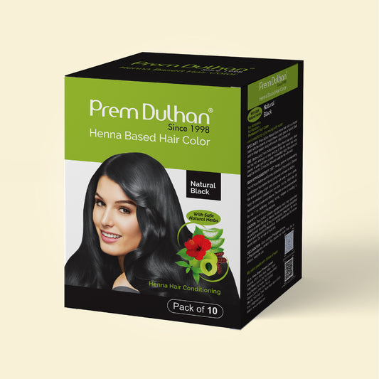 Henna Based Hair Color | Natural Black Henna for Hair