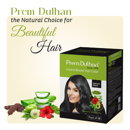 Henna Based Hair Color | Natural Black Henna for Hair