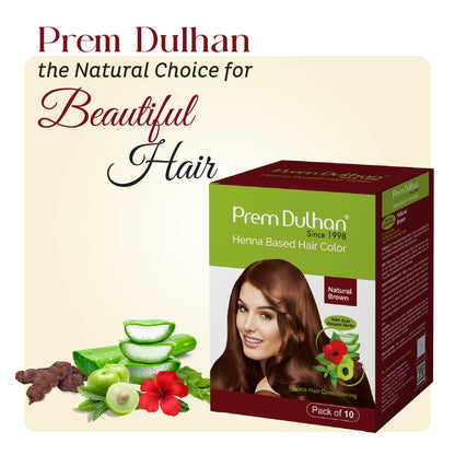 Henna Based Hair Color | Natural Brown Henna for Hair
