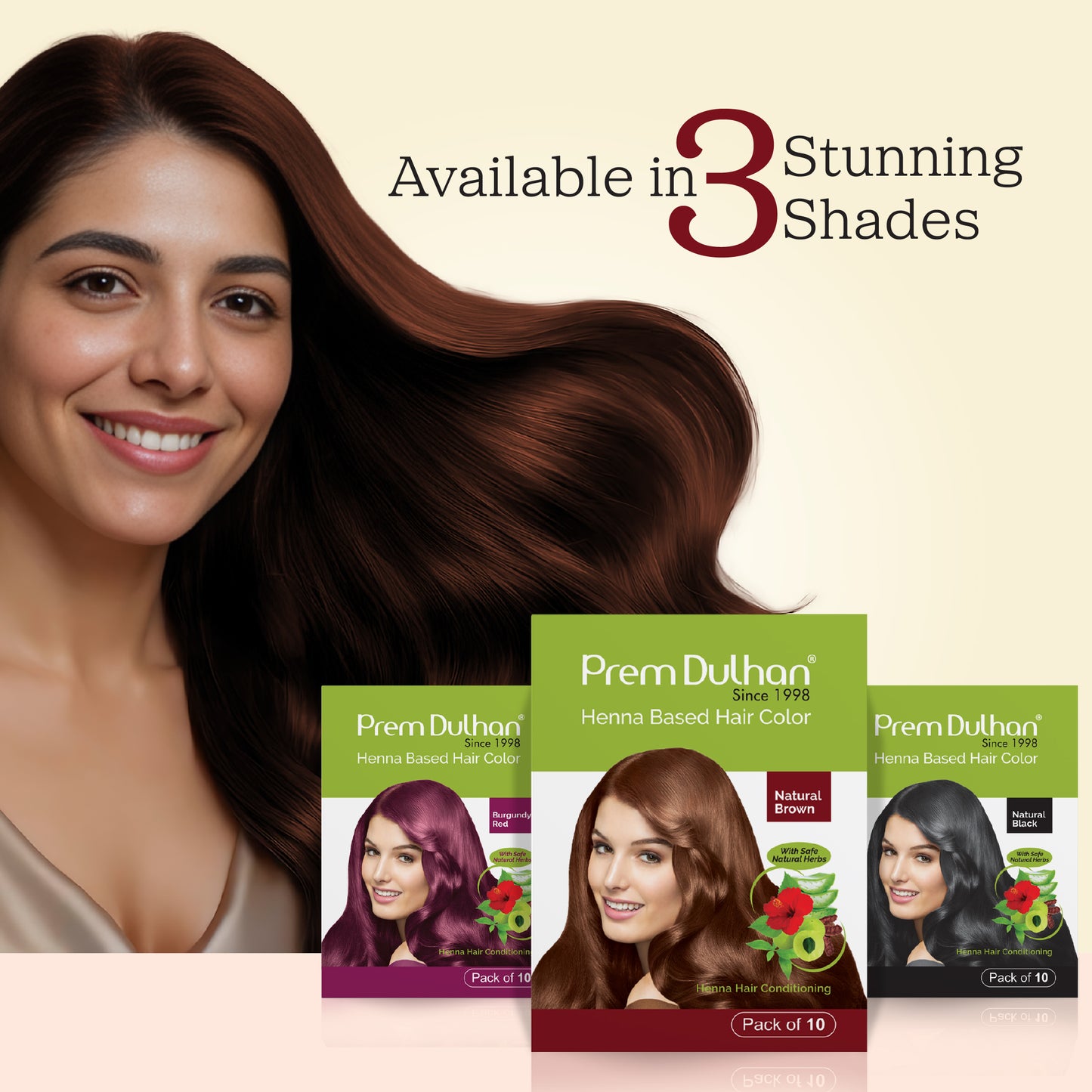 Henna Based Hair Color | Natural Brown Henna for Hair