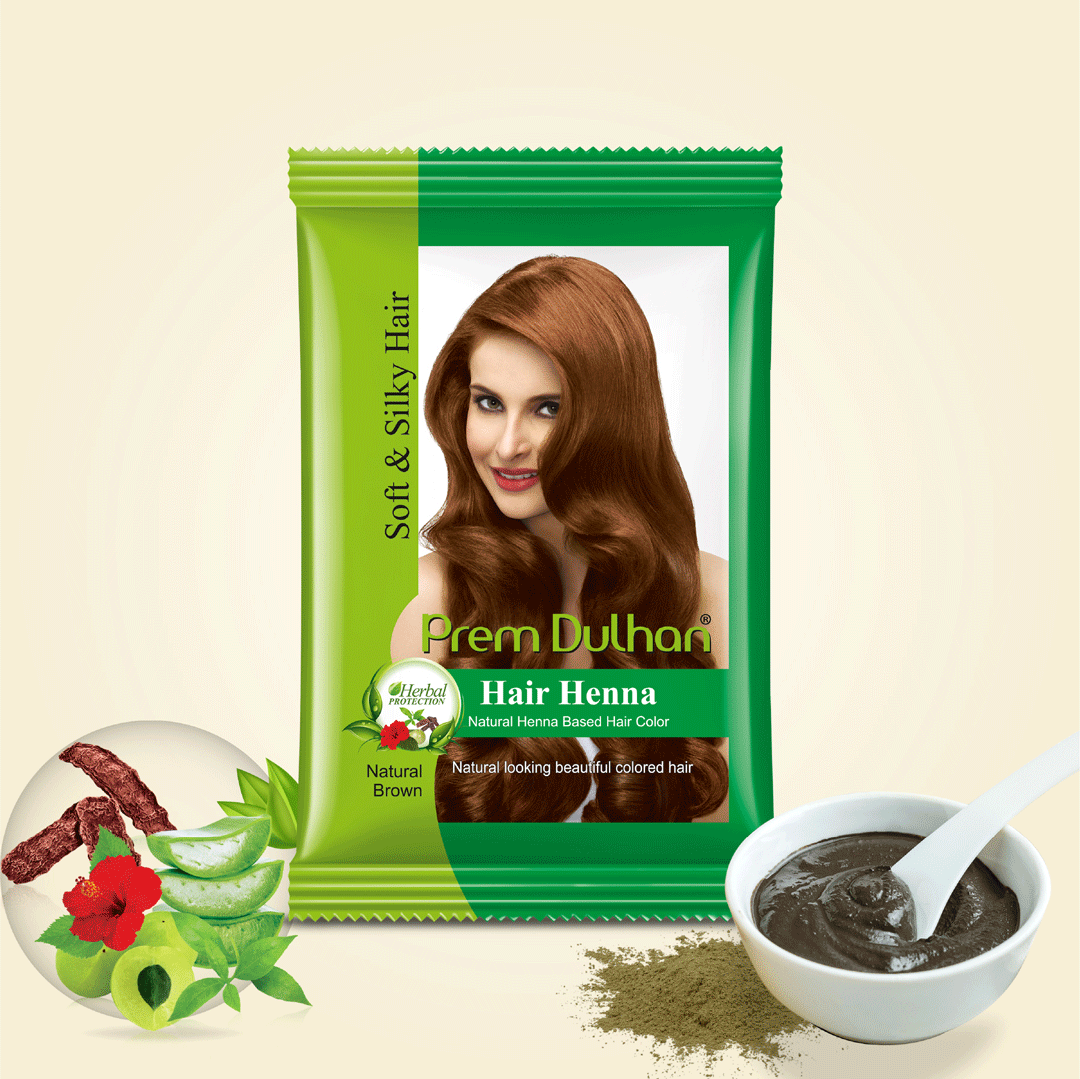 Hair Henna Natural Brown | Best Henna for Grey Hair