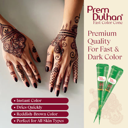 Fast Cone with Henna extract for Reddish Maroon color