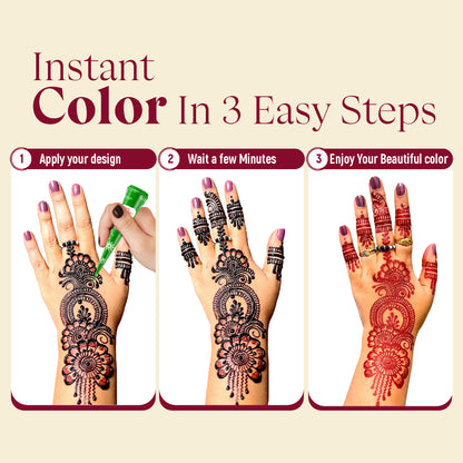 Fast Cone with Henna extract for Reddish Maroon color