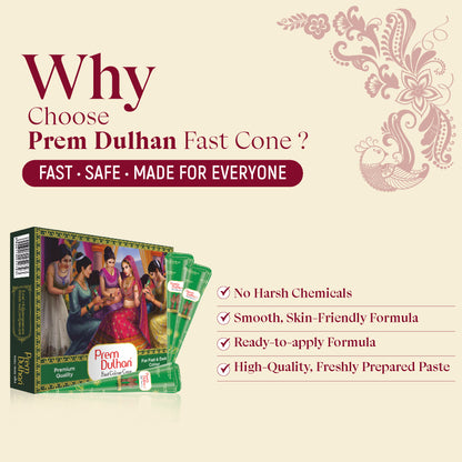 Fast Cone with Henna extract for Reddish Maroon color