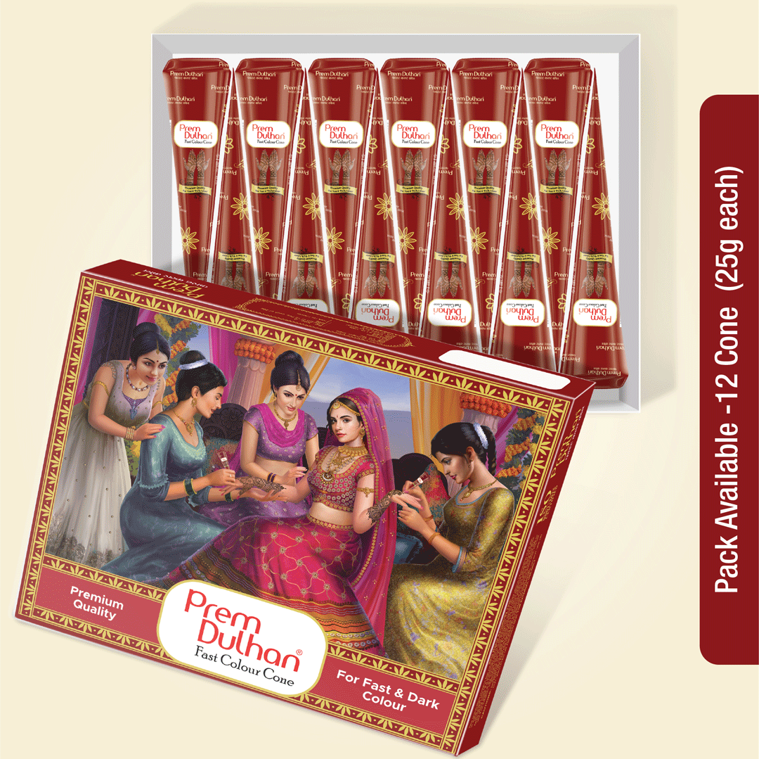 Fast Cone with Henna extract For Reddish Maroon color