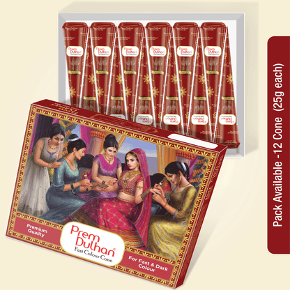 Fast Cone with Henna extract For Reddish Maroon color