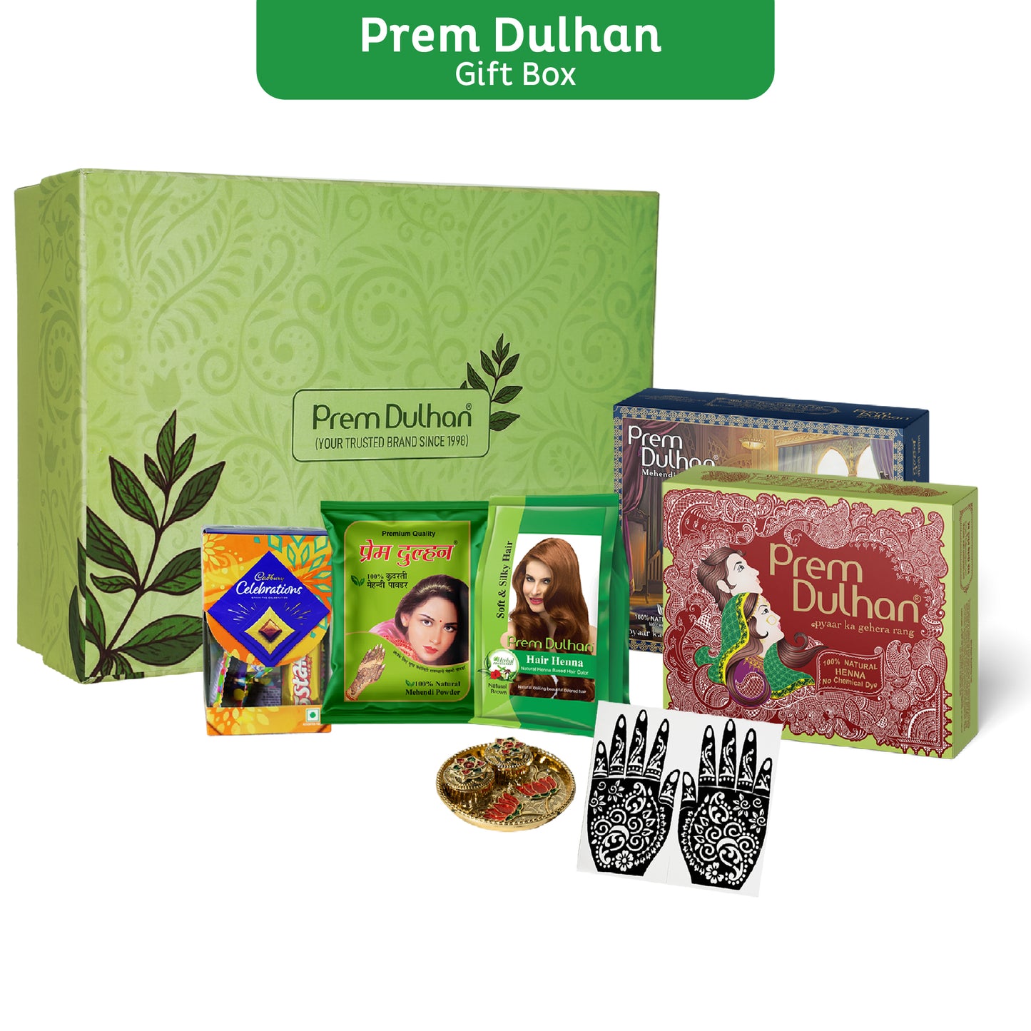 Prem Dulhan Festival Gift Box-(Set of 5 Items)