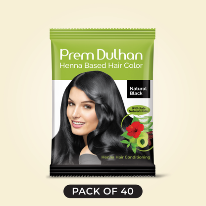 Henna Based Hair Color | Natural Black Henna for Hair