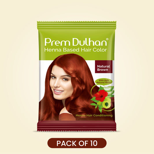 Henna Based Hair Color | Natural Brown Henna for Hair